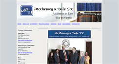 Desktop Screenshot of mcchesneydale.com
